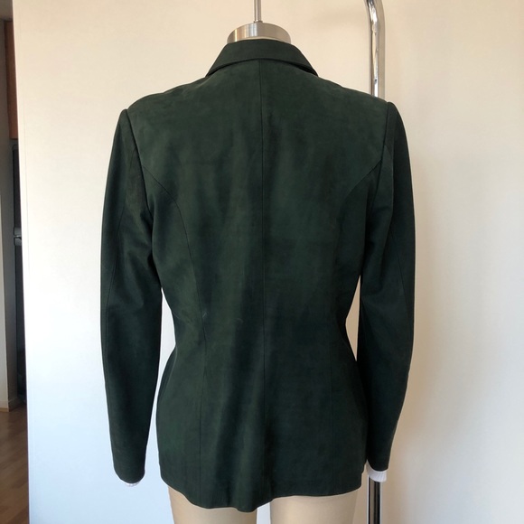 Vintage green leather jacket from Ecuador - Picture 8 of 14